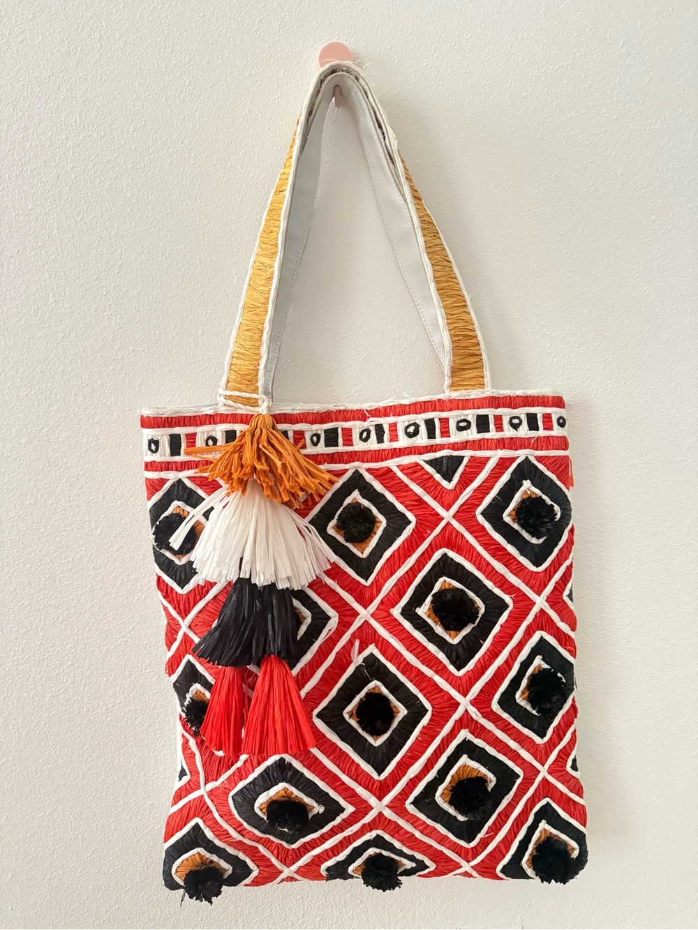 Anthropologie Tamati Straw Tote Bag